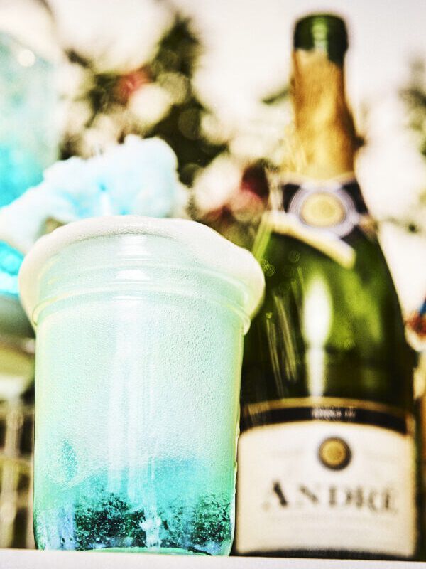 Andre Vibin' Blue Punch Cocktail